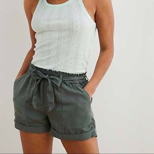 Aerie Olive Green Camp Short